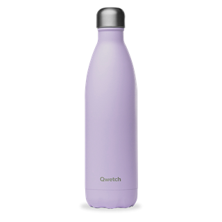 Qwetch Bouteille isotherme inox pastel lilas 750ml - 10221